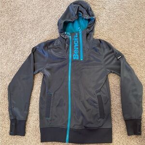 Bench Charcoal and Turquoise Jacket